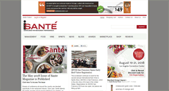 Desktop Screenshot of isantemagazine.com